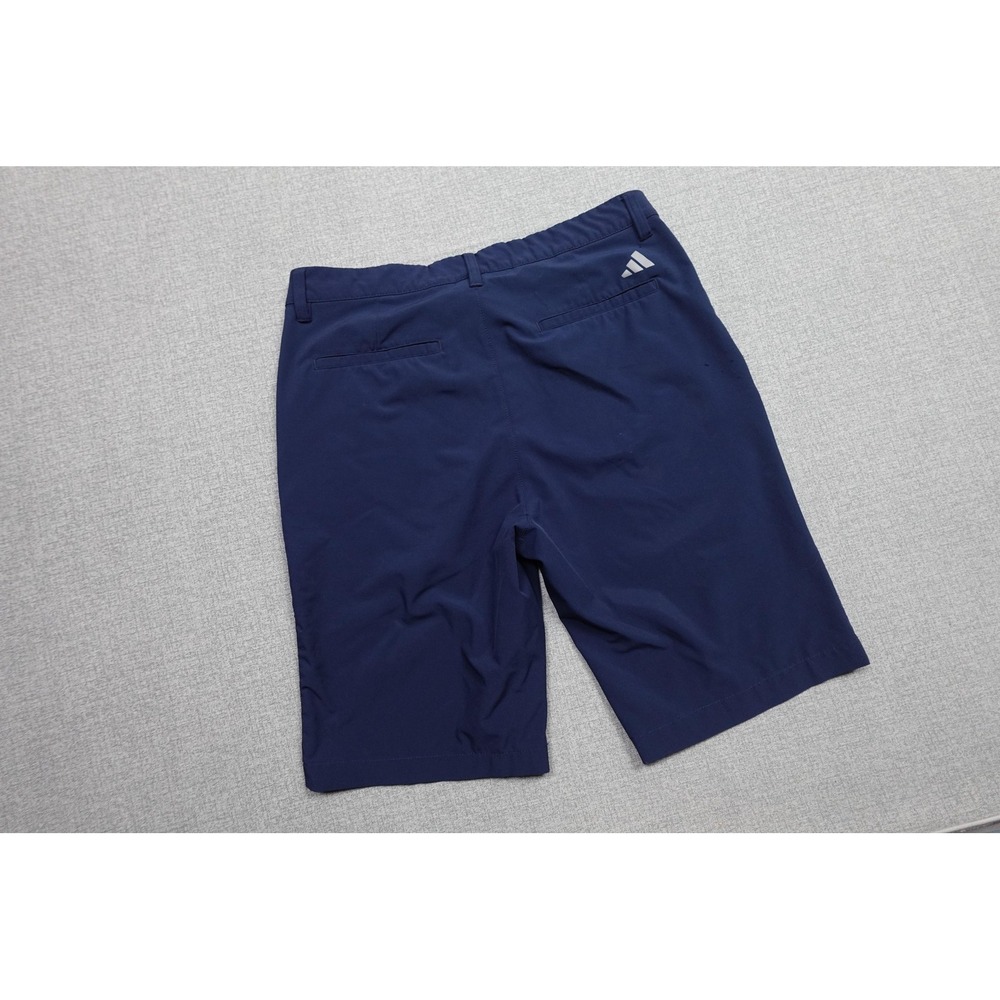 Adidas Golf Shorts Mens 30 Blue Chino Lightweight Elastic Waist 10 Inseam